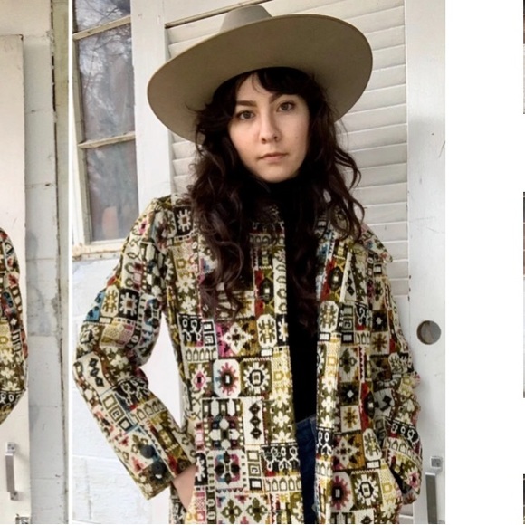 1960s Needlepoint Tapestry Coat S/M from the personal wardrobe of Nikki Lane - Picture 4 of 6